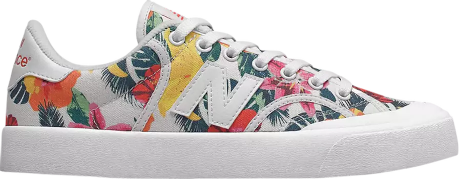 Кроссовки New Balance Pro Court 'White Floral', белый