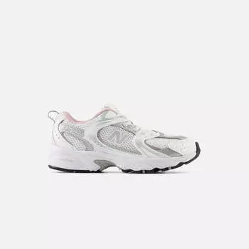Кроссовки New Balance PS 530, цвет White/Mid Century Pink