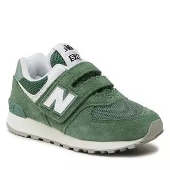 Кроссовки New Balance PV574FGG, зеленый