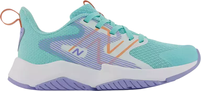 Кроссовки New Balance Rave Run v2 Little Kid 'Surf Peach Glaze', синий