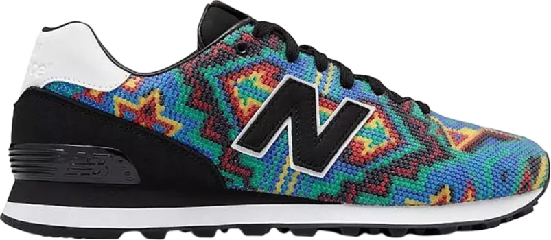 Кроссовки New Balance Ricardo Seco x 574, многоцветный