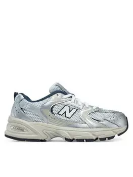 Кроссовки New Balance, серебряный