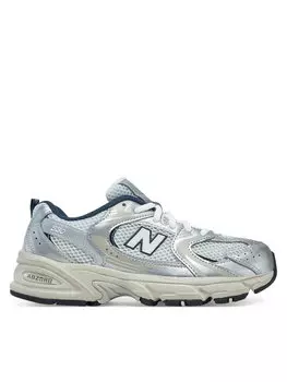 Кроссовки New Balance, серебряный