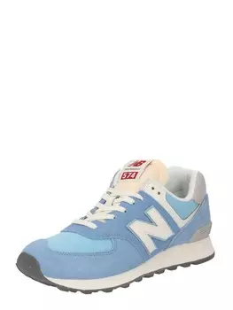 Кроссовки new balance Sneakers 574, синий/светло-синий
