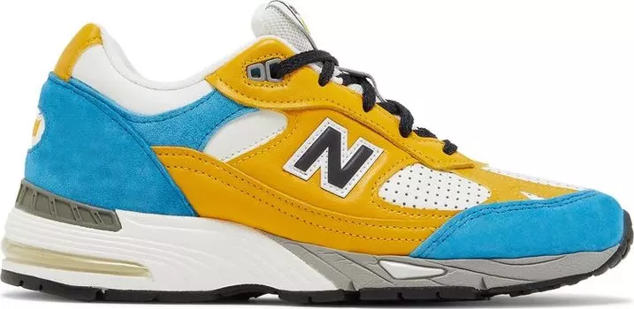 Кроссовки New Balance Sneakersnstuff x Wmns 991 Made in England 'Blue Yellow', желтый