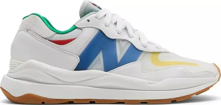 Кроссовки New Balance STAUD x 57/40 'White Blue Quartz', белый