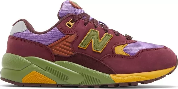 Кроссовки New Balance Stray Rats x 580 'Tribute to 2007 - Burgundy', красный