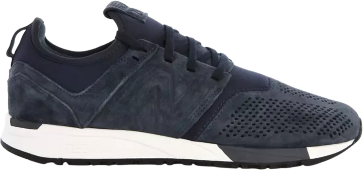 Кроссовки New Balance Suede 247 'Navy White', синий