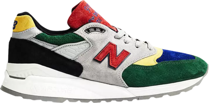Кроссовки New Balance Todd Snyder x 998 'Color Spectrum', многоцветный