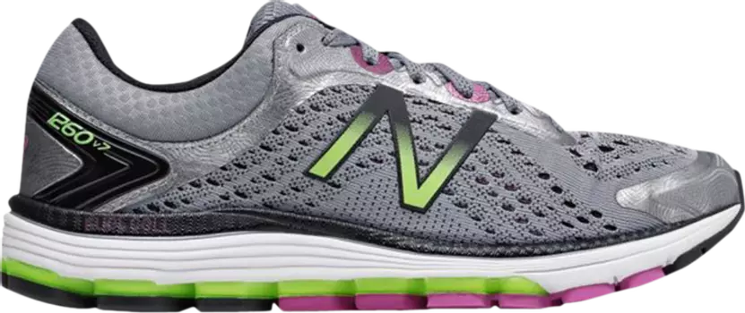 Кроссовки New Balance Wmns 1260v7 'Steel Poisonberry', серый