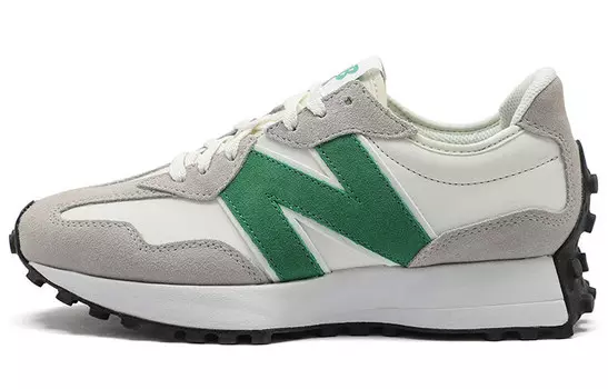 Кроссовки New Balance Wmns 327, белый/серый/зеленый