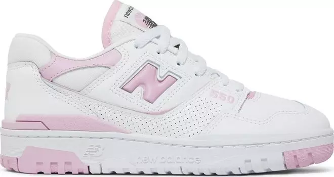 Кроссовки New Balance Wmns 550 'White Bubblegum Pink', белый