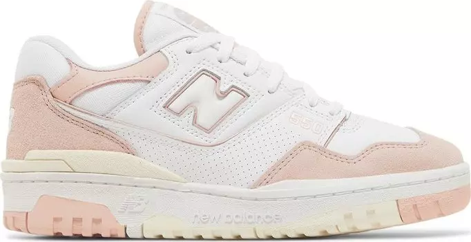 Кроссовки New Balance Wmns 550 'White Pink Sand', белый