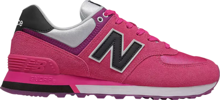 Кроссовки New Balance Wmns 574 'Exuberant Pink', розовый