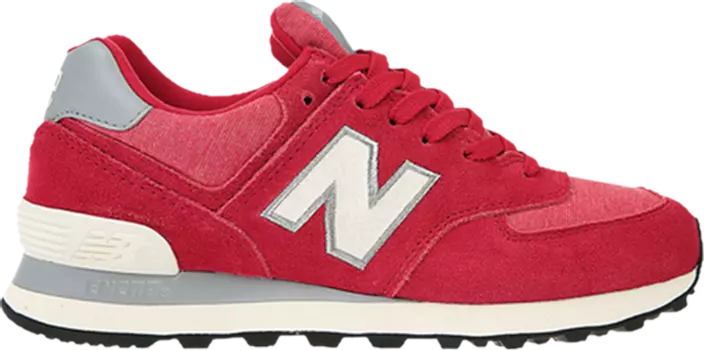 Кроссовки New Balance Wmns 574 'Pennant Pack', красный