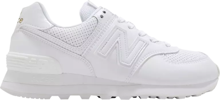 Кроссовки New Balance Wmns 574 'White Gold', белый