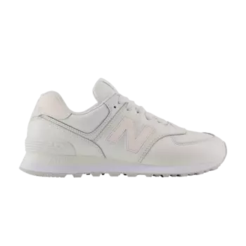 Кроссовки New Balance Wmns 574 'Cream Leather Pink', кремовый