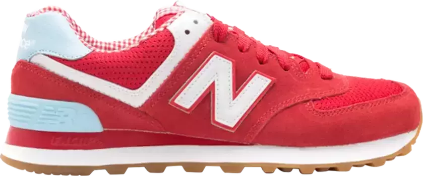 Кроссовки New Balance Wmns 574 'Picnic Pack', красный