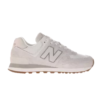 Кроссовки New Balance Wmns 574 'Sea Salt Hairy Suede', белый