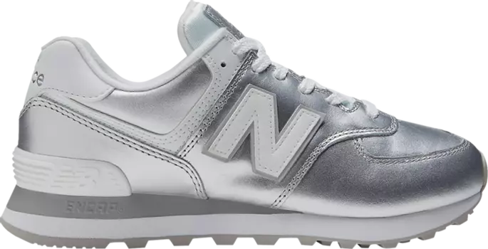 Кроссовки New Balance Wmns 574v2 'Silver', серебряный