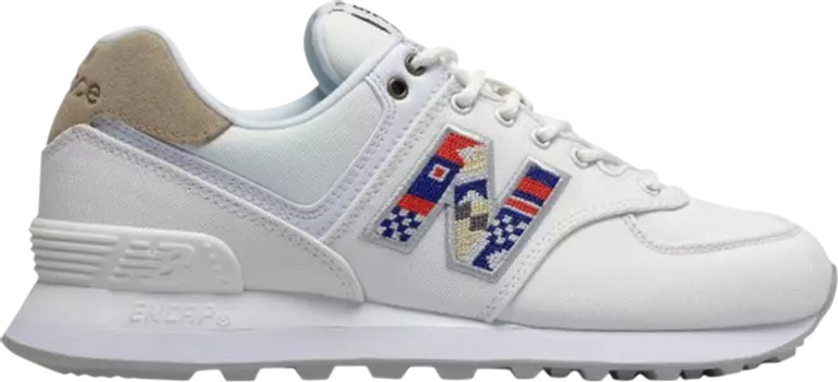 Кроссовки New Balance Wmns 574v2 'White Incense', белый