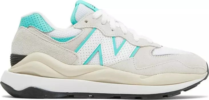 Кроссовки New Balance Wmns 57/40 'Sea Salt Summer Jade', кремовый