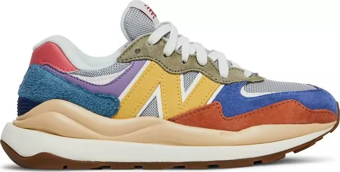 Кроссовки New Balance Wmns 57/40 'Silver Mink Blue', серебряный