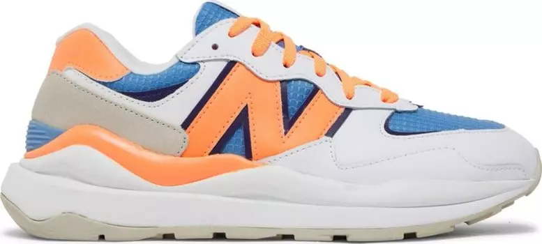 Кроссовки New Balance Wmns 57/40 'White Orange Stellar Blue', белый