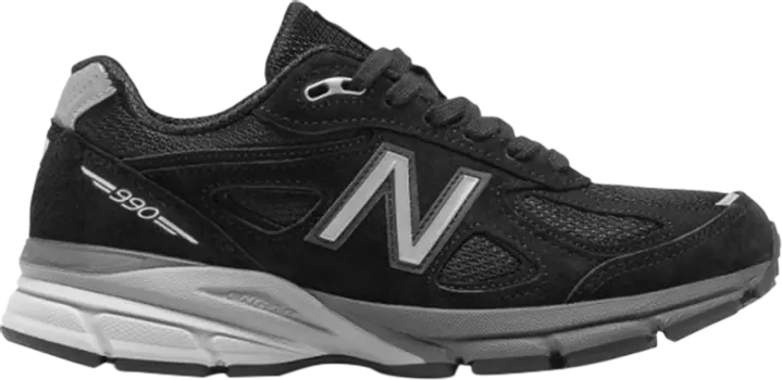 Кроссовки New Balance Wmns 990v4 Made In USA 'Black Silver', черный
