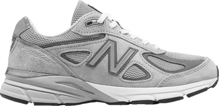 Кроссовки New Balance Wmns 990v4 Made in USA 'Grey Silver', серебряный