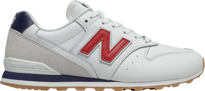 Кроссовки New Balance Wmns 996 'White Red Navy', белый