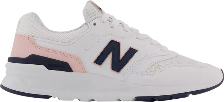 Кроссовки New Balance Wmns 997H 'White Pink Haze', белый