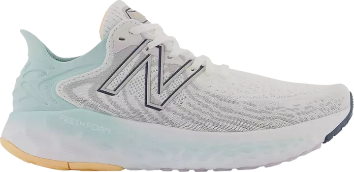Кроссовки New Balance Wmns Fresh Foam 1080v11 Wide 'White Blue Chill', белый