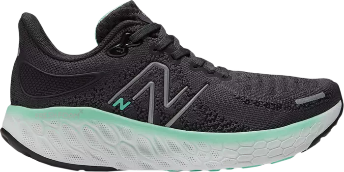 Кроссовки New Balance Wmns Fresh Foam X 1080v12 Wide 'Phantom Bright Mint', черный