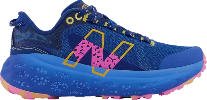 Кроссовки New Balance Wmns Fresh Foam X More Trail v2 Wide 'Blue Vibrant Pink', синий