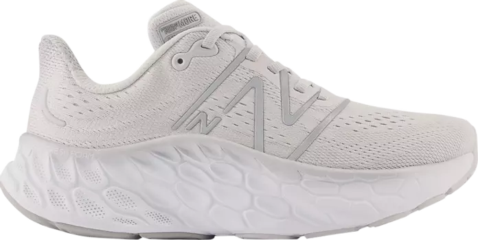 Кроссовки New Balance Fresh Foam X More v4 Wide, белый/серый