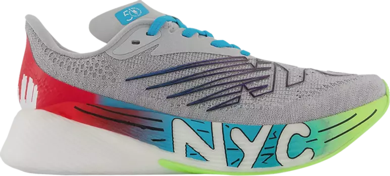 Кроссовки New Balance Wmns FuelCell RC Elite v2 'NYC Marathon', серый