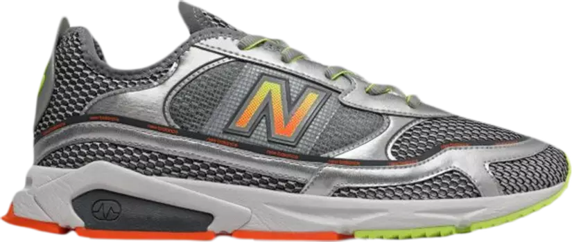 Кроссовки New Balance X-Racer 'Steel', серебряный