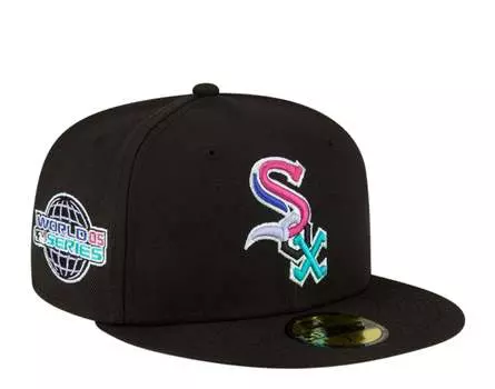 Кроссовки New Era Chicago White Sox Polar Lights 59FIFTY цвета фуксии UV 60296495, черный