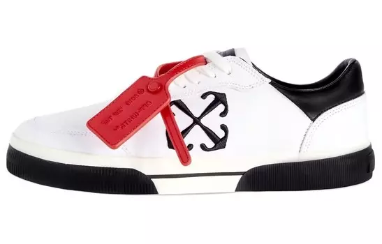 Кроссовки New Low Vulcanized White Black Off-White