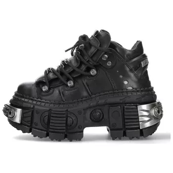 Кроссовки NEW ROCK Lifestyle Shoes Unisex Low-top Black, черный