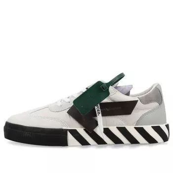 Кроссовки new vulcanized low 'white black' Off-White, белый