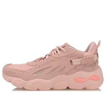 Кроссовки new york fashion week breathable lightweight casual dad shoes pink Li-Ning, розовый