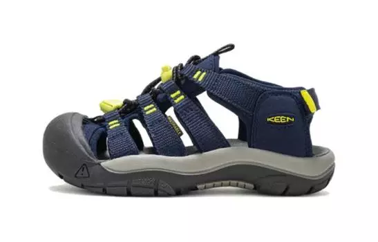 Кроссовки Newport Boundless Kids Outdoor PS Low-top, цвет черный/зеленый Keen, черный/зеленый