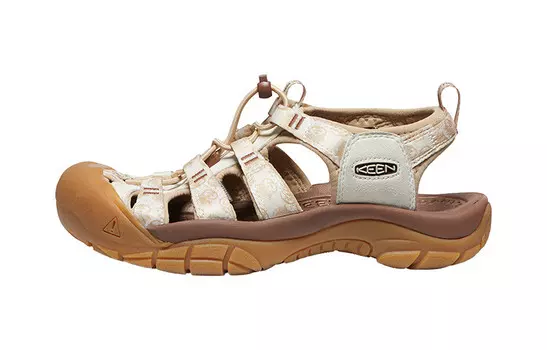 Кроссовки Newport Retro River Trekking женские коричневые/белые Keen