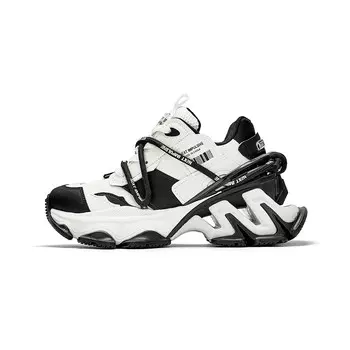 Кроссовки NEXT IMPULSIVE Chunky Sneakers Unisex Low-top Black/white, черный/белый