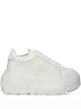 Кроссовки Nexus на платформе Casadei, белый