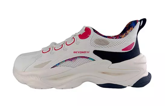 Кроссовки NFO Chunky для мужчин с низким верхом бежевого/красного цвета 361°