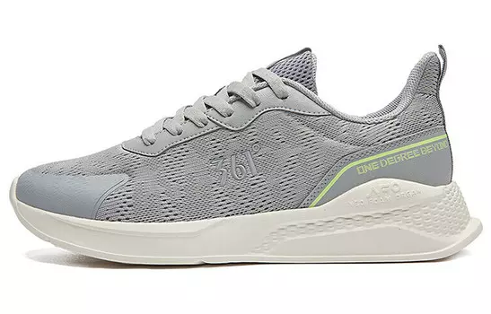 Кроссовки NFO для бега мужские с низким верхом серый/зеленый 361°