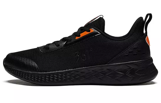 Кроссовки NFO для бега мужские с низким верхом, черный/оранжевый 361°